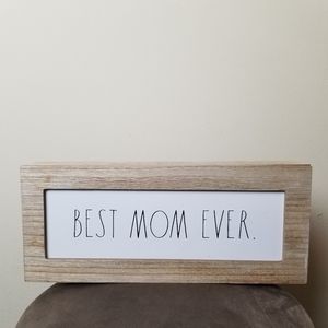 Rae Dunn Best Mom Ever Sign